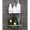 Hawsam No Drilling Bathroom Corner Shelves, Aluminum 2 Tier Shower