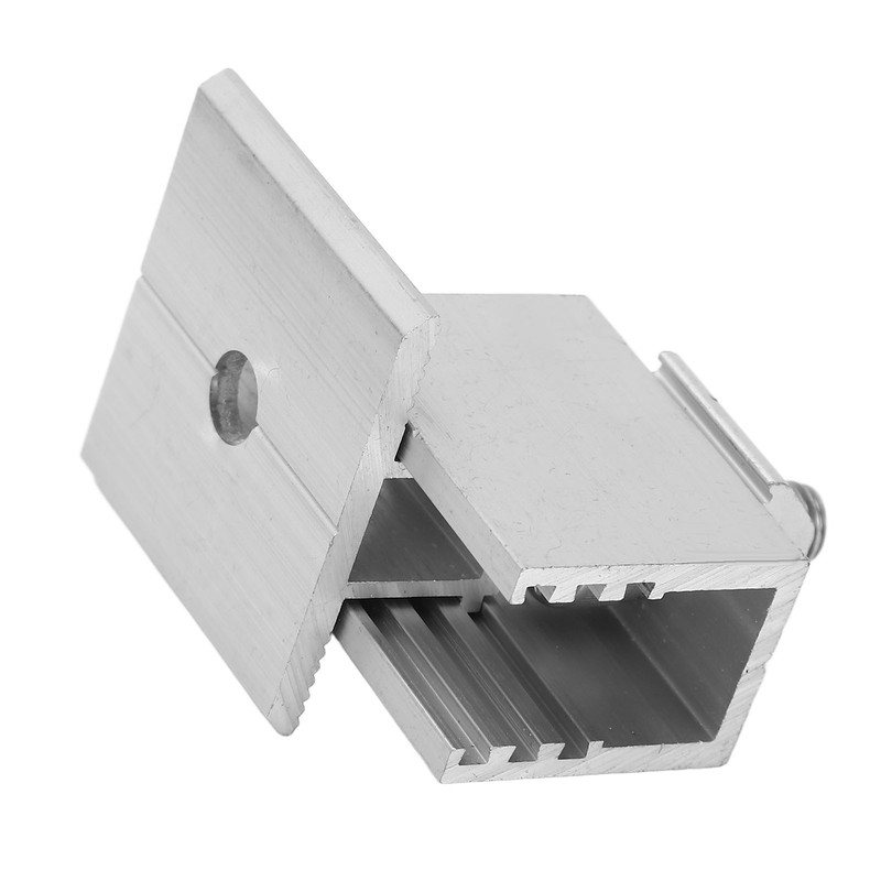 10Pcs Adjustable PV Solar Panel Middle Clamp Aluminum Alloy Photovoltaic