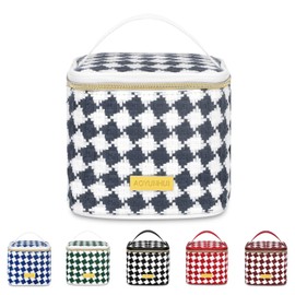 AOYUNHUI Cosmetic Bag, Portable Makeup Bag，Portable Travel Clutch Bag Small Cosmetic Bag for Women and Girls-Dark Blue