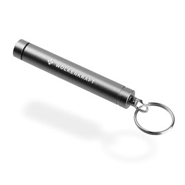 WOLKENKRAFT WOLKENKRAFT Capsule Caddy Transport Container for 5 Dosing Capsules from WOLKENKRAFT ?RiS/FX Mini, Aluminium, Gun Metal