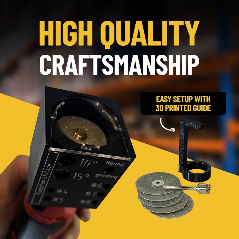 LMT Tungsten Grinder V4 Rotary Tool for TIG Welding -
