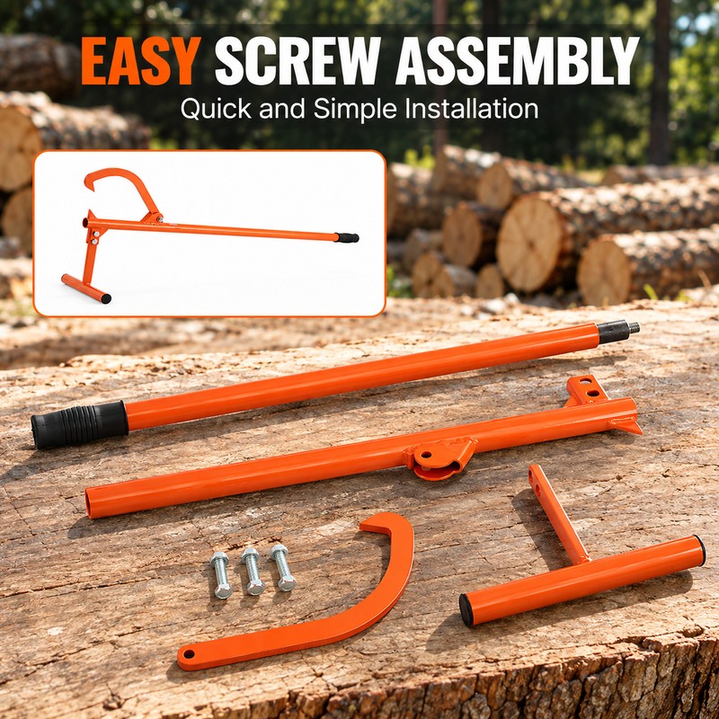 Adjustable Timberjack Log Lifter for Rolling Logs – Heavy-Duty Carbon