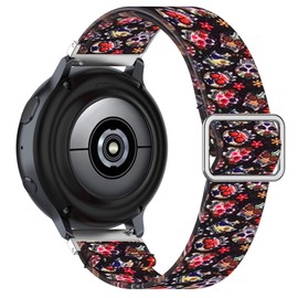 Compatible for Popglory Smartwatch Band, Giaogor Stretch Elastics Adjustable Strap Compatible for Popglory P22/Donerton Smartwatch/itouch air 3/FirYawee Smartwatch/Virmee VT3 (Color skull)