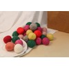 DAHI 20 x Colourful Felt Balls Wool Felt Beads Felt