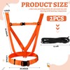 Berlune 2 Pcs Deer Drag Harness Chest Dual Harness Cross