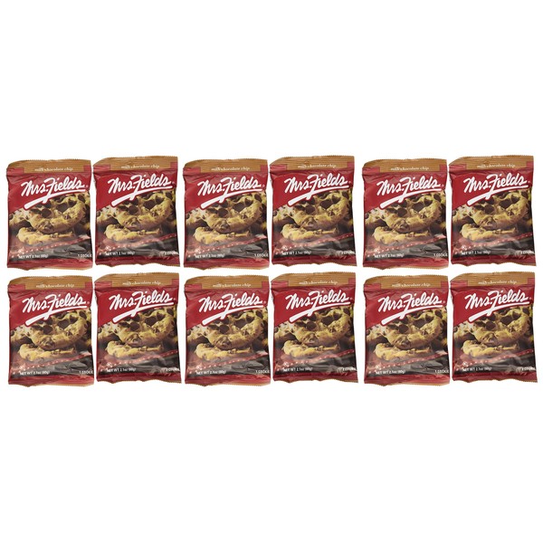 Mrs. Fields Jumbo Individually Wrapped Chocolate Chip Cookies (12 count)