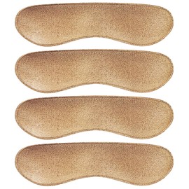 Dr. Foot's Heel Grips Liner Insert for Shoes Too Big, Shoe Inserts Liners for Loose Shoes, Preventing Heel Slipping, Rubbing, Non-Slip (Brown)