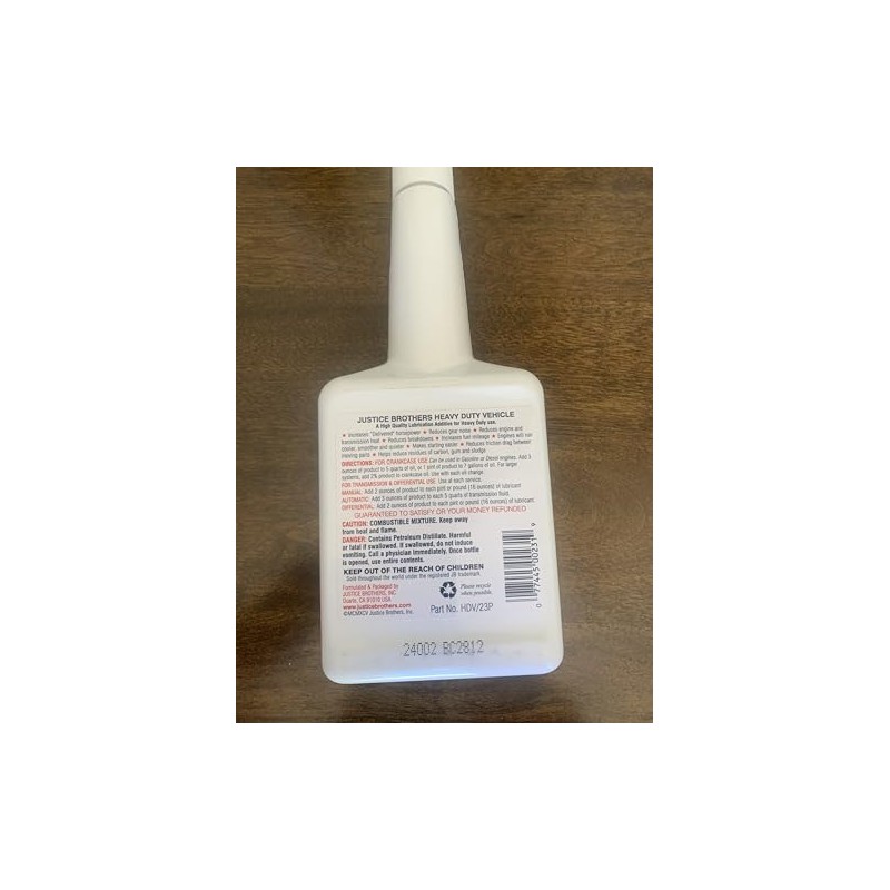 JB Heavy Duty Vehicle Lubrication Additive, 15 oz