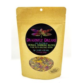 Dragonfly Dreams Herbal Smoking Blend- 1 Ounce Compostable Bag NO Papers