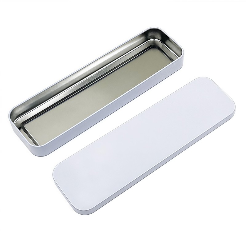 WestKaiba Tin Case Tin Can Toy Box Office Supply Box