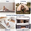 BedLuxury 3 Inch Single Bed Foldable Mattress, Tri Folding Memory