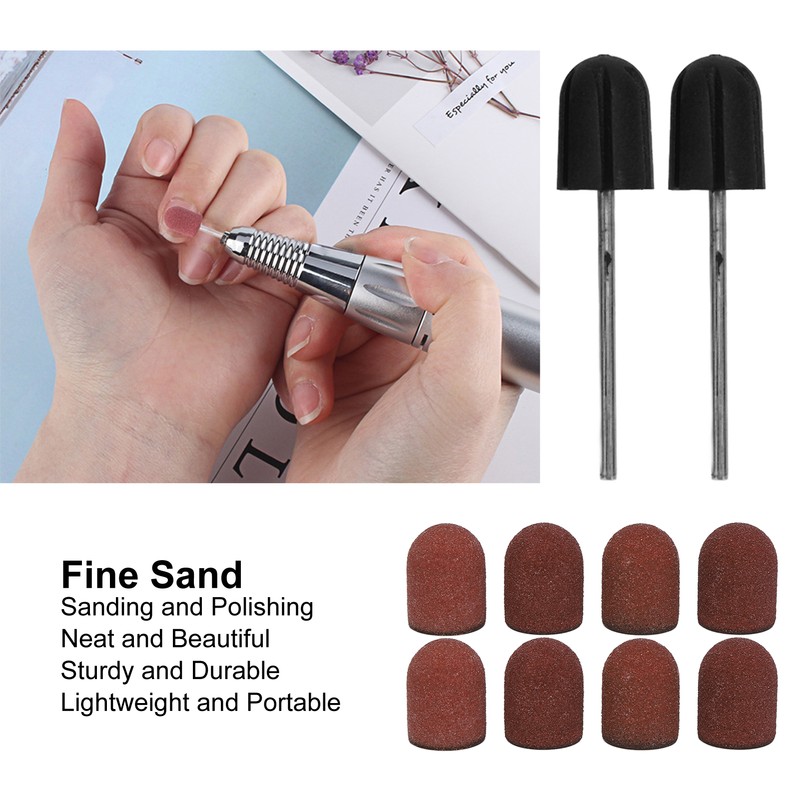 50PCS Nail Drill Bit Sanding Polishing Neat Beautiful Durable Fine