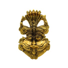 Dalvkot Keerthi Mukha Kirtimukha Keerthimukhudu Idol Main Door Wall Hanging for Evil Protection Decorative Showpiece