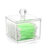 Kamay's Transparent Cube Cotton Ball Pad Swabs Q-Tips Make Up