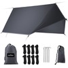 Sunyear Hammock Tent Rain Fly-Camping Hammock Outdoor Tarp-Small Door Design-Keep