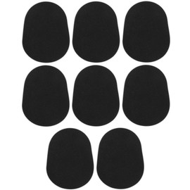KOMUNJ 8 Stück Mundstückpolster, ovale Gummi Mundstück Patches, 0.8mm Alt Tenor Saxophon Klarinette Mundstück Kissen, für Anfänger, Saxophone und Klarinetten