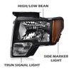 ALLGOOD Headlights Compatible with 2009-2014 Ford F150 Headlamps Driver &