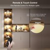 MEKKLEON Puck Lights with Remote Control, Rechargeable, Wireless Under Cabinet