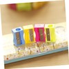 24Pcs Handheld Pencil Sharpeners Manual Pencil Sharpeners Mixed Colors for