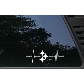 Life is Pittsburgh - 7 3/4" x 2 1/2" die Cut Vinyl Decal/Bumper Sticker for Windows, Cars, JDM, Trucks, Bumpers, Tool Boxes, Boats, laptops - virtually Any Hard, Smooth Surface. Made in The USA