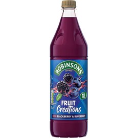 Robinsons Rich Blackberry & Blueberry Fruit Squash, 1L (Pack of 3)