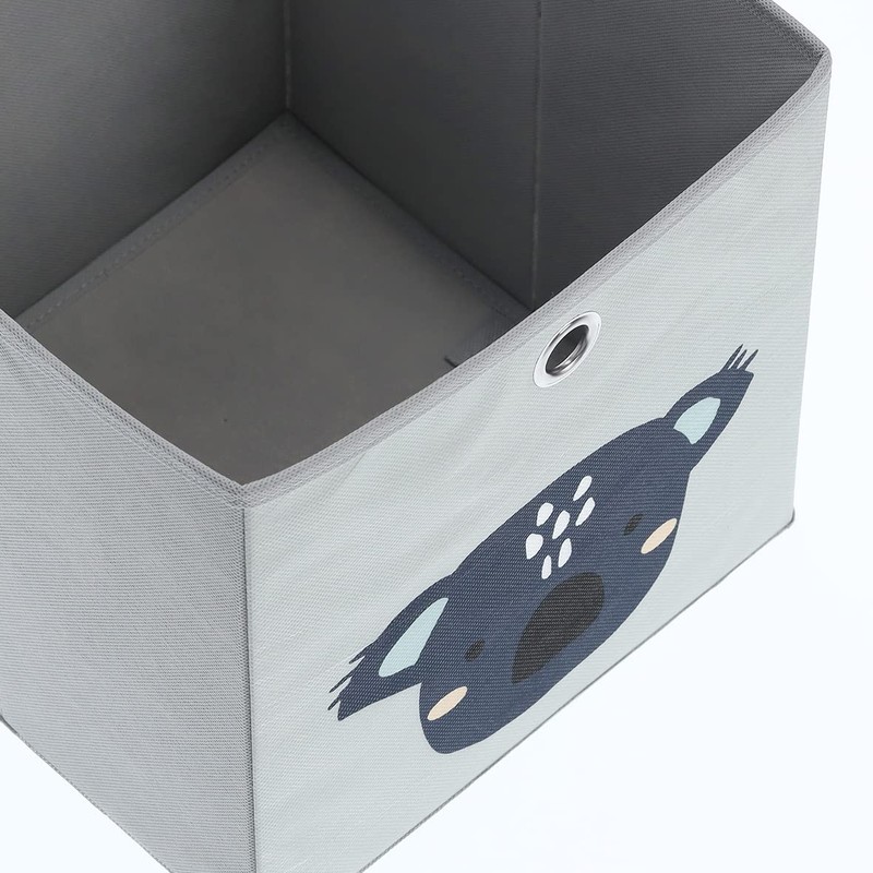 Zeller Koala 14425 Storage Box Non-Woven Grey Approx. 28 x