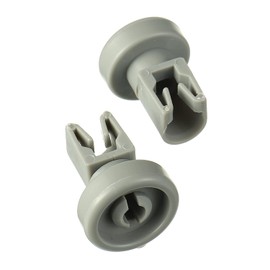 BOJACK Dishwasher Wheels Universal for Most Standard Dishwasher Upper Basket Wheel Spare Parts Compatible with AEG, Favorit, Privileg, Zanussi, Juno (Pack of 8)