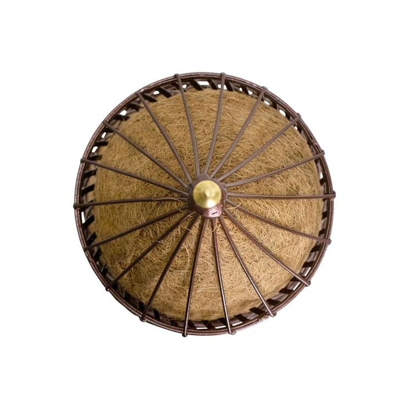 Austram Bronze Queen Anne Hanging Planters, 14 inch Diameter, Metal