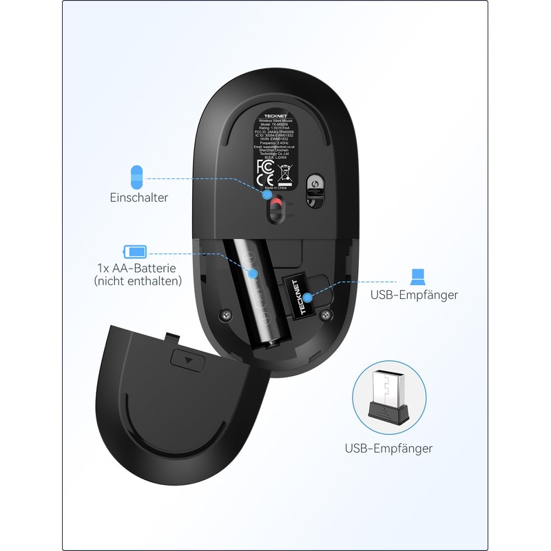 TECKNET Wireless Mouse