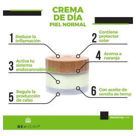 Crema Facial Hidratante Y Crema Para Contorno Ojos Beohemp