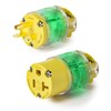 Yomiuwo Lighted Plug and Connector Set, 20A 125V NEMA 5-20P