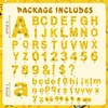 231 Pcs Bee Bulletin Board Decoration Letters Numbers Alphabet Cutouts