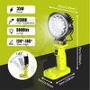 Cordless Work Light, Compatible with Batteries Ryobi 18V One+ Li-ion