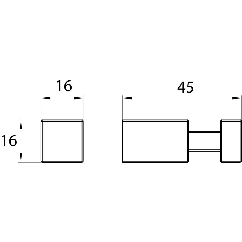 Emco Liaison 187500102 Hook Chrome