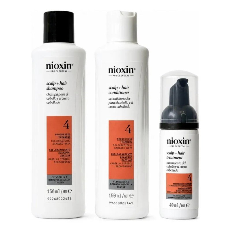 Nioxin Kit Anticaída Sistema #4 150ml Para Cabello Teñido