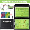 Joyeee Football Soccer Coaching Board, Magnetic Coach Board with Dry