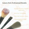 Set Profesional Brochas Maquillaje Bolsa Tela Polvo Sombra Delineador Base