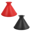 OAAO Two Piece Double Head Cone Ice Scraper, Car Ice