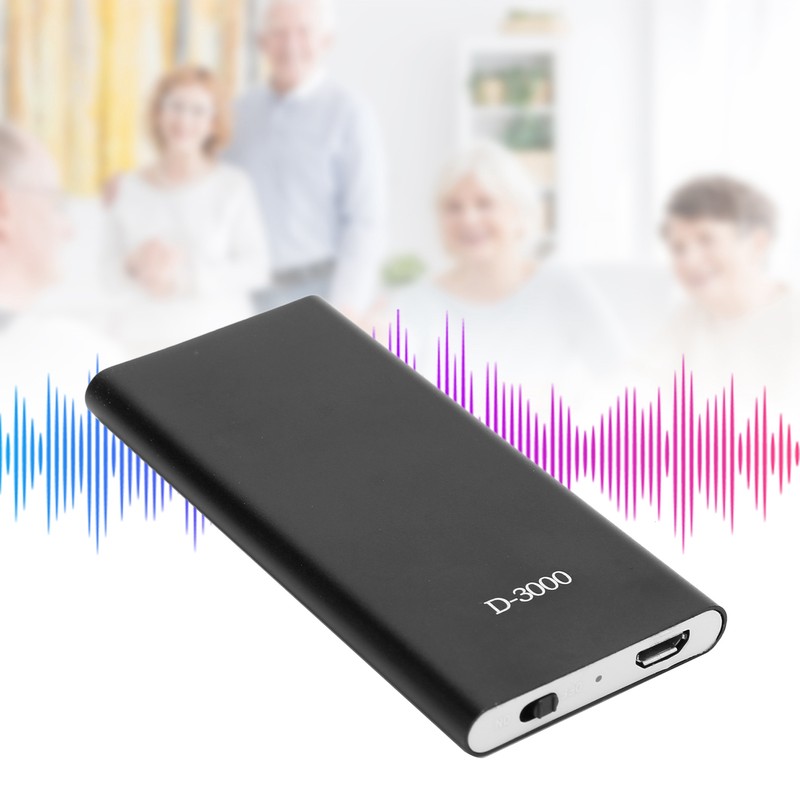 D‑3000 Dual Ear Hearing Aid Adjustable Sound Amplifier Voice Enhancer