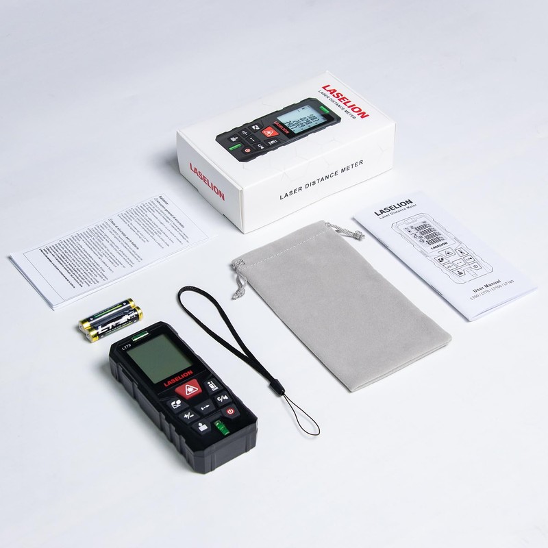 LASELION LT70 Laser Distance Meter – 70m (229ft) Range, High