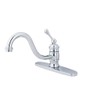 Kingston Brass KB3571BLLS Vintage 8-Inch Centerset Kitchen Faucet Less Sprayer,