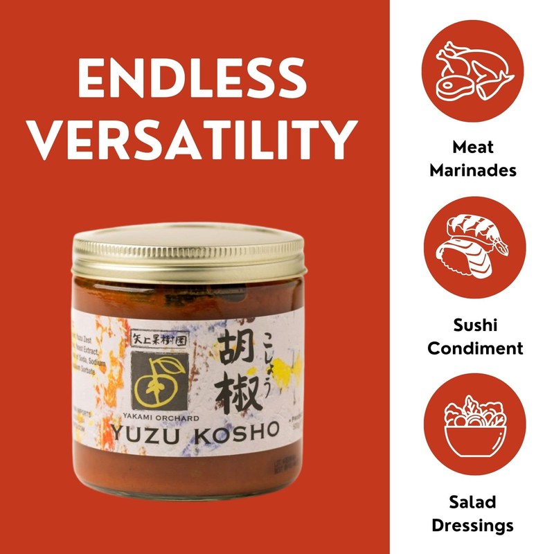 Yakami Orchards Yuzu Kosho, Red Chili Pepper and Citrus Paste