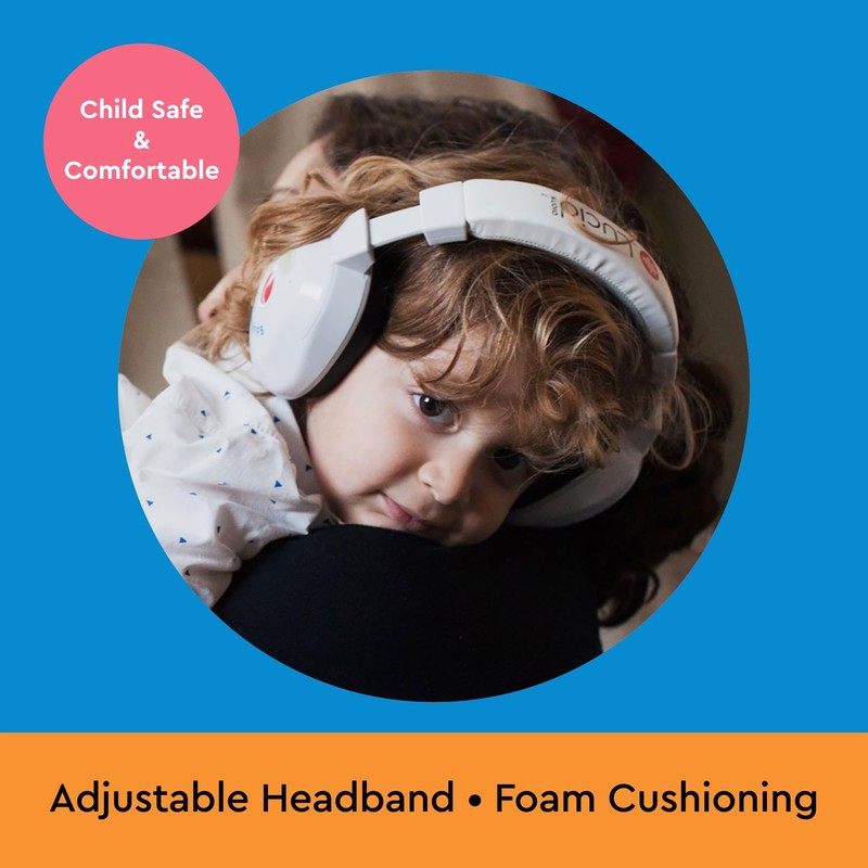 HearMuffs Sounds, White - Over-the-Ear Hearing Protection for Infants &