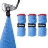 4Monster Golf Towel Magnetic Microfiber Compact Quick Dry Gym Towel