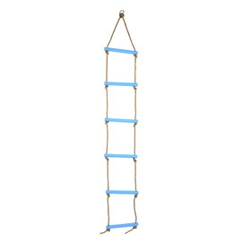ZIZEV Escalera de Escalada para Niños, Equipo Columpio, Juguete de Plástico, Escalera de Cuerda para Escalar, Accesorios para Escaladores (Blue)