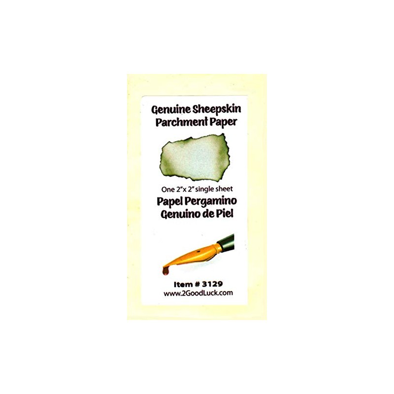 Luchea's Psychic World Sheepskin Parchment Paper - 2" x 2"
