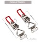 HLGHLG Heavy Duty Toggle Clamp Latch 220LB (100kg) Holding Capacity,