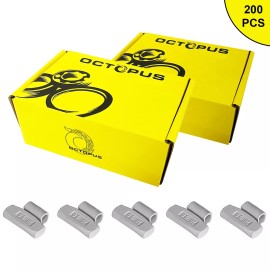 octopus 200 Pcs of OCTOPUS FE Clip On Wheel Weight Balance AW STYLE 0.50 oz