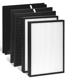 2-Pack P700BB Replacement Filter Cartridges Compatible with Brondell Pro Air Purifiers Models: P700BB, P7004C, APP60, CANP700BB Air Purifier Replacement Filters - Upgraded Version