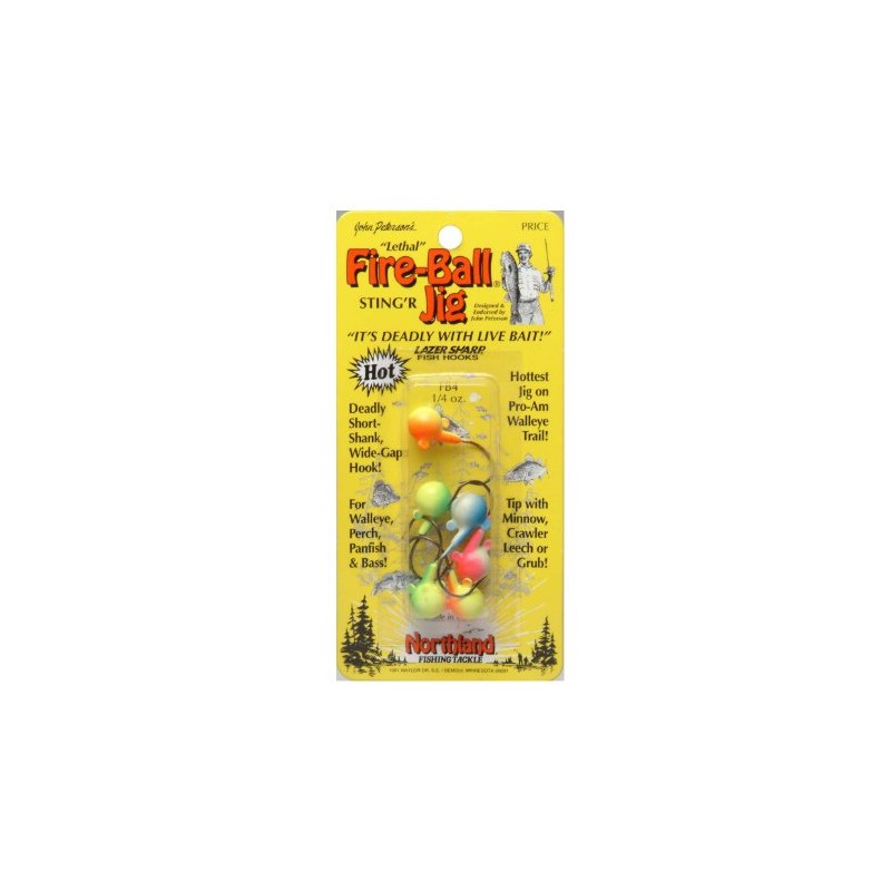 Northland Tackle 1/4-Ounce Fireball Jig, Assorted